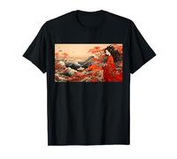 Traditional Japanese Art Vintage Japan Style Ukiyo-e T-Shirt