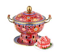 Traditional Japanese Copper Hot Pot, Multifunctional Shabu Shabu Cooking Pot, Ideal Kitchen Utensils for Home and Dormitory, Perfect for Easy Meal Preparation