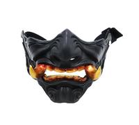 Traditional Japanese Demons With Detailed Fangs Synthetic Resin Materials For Roles Play And Costume Parties Halloweens Costume Demons