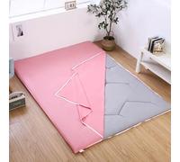 Traditional Japanese Futon Mattress 100% Cotton,Double Zipper Futon Floor Mattress Cover,Tatami Mattress Protective Cover,Machine Washable,E,150x200cm/59x78
