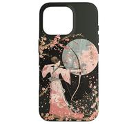 Traditional Japanese Kyudo Archery Art Cherry Blossom Design Case for iPhone 16 Pro
