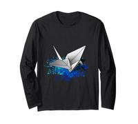 Traditional Japanese Origami Crane Long Sleeve T-Shirt