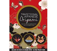 Traditional Japanese Origami: Easy to Follow Instructions for 10 Classic Folds - Includes: 80 Sheets of Origami Paper, 64-page Project Book