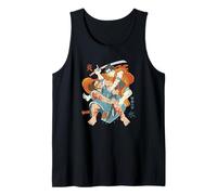 Traditional Japanese Samurai Warrior Katana Swordsman Art Tank Top