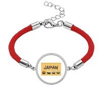 Traditional Japanese Sushi Cruisine Lucky Red String Bracelet Rope Bracelet Handmade