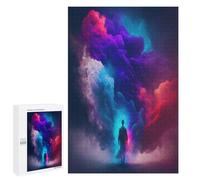 Traditional Jigsaw Puzzle for Adults, 1000 PCS, Colorful Clouds A Mystical Journey -1 Design, A Mindful Leisure Activity for Puzzle Lovers, at Home