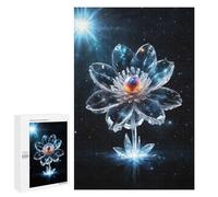 Traditional Jigsaw Puzzle for Adults, 1000 PCS, Cosmic Flower Design, A Rewarding Pastime for Dedicated Jigsaw Fans, at Home
