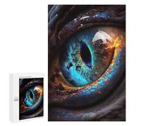 Traditional Jigsaw Puzzle for Adults, 1000 PCS, Dragon's Eye Gaze -1 Design, An Absorbing Project for Relaxed Weekends, at Home