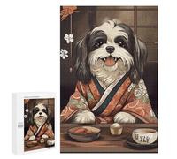 Traditional Jigsaw Puzzle for Adults, 1000 PCS, Havanese Japanese Food Design, An Engaging Indoor Activity for Quiet Evenings