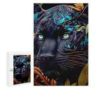Traditional Jigsaw Puzzle for Adults, 1000 PCS, Jaguar in The Jungle -4 Design, A Mindful Leisure Activity for Puzzle Lovers, at Home