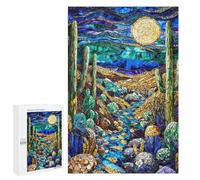 Traditional Jigsaw Puzzle for Adults, 1000 PCS, Midnight Dunes Mosaic Design, Classic Jigsaw Entertainment for The Home, at Home