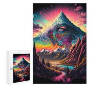 Traditional Jigsaw Puzzle for Adults, 1000 PCS, Mountain Eye Design, An Absorbing Project for Relaxed Weekends, at Home