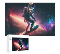 Traditional Jigsaw Puzzle for Adults, 1000 PCS, Space Surfing Adventure -13 Design, An Enjoyable Family Activity for Time Spent Together