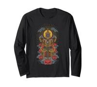 Traditional Khmer Hanuman Cambodian Mythology Design Long Sleeve T-Shirt