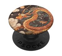 Traditional Korean Dragon Art PopSockets Adhesive PopGrip
