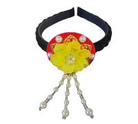 Traditional Korean Shell Flower Headband Handcraft Accessory For Cultural Celebrations And Performances Casual Wear