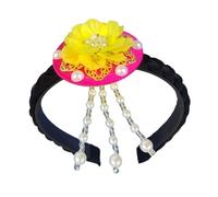 Traditional Korean Shell Flower Headband Handcraft Accessory For Cultural Celebrations And Performances Casual Wear Shell Flower Hair Accessory