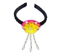 Traditional Korean Shell Flower Headband Handcraft Accessory For Cultural Celebrations And Performances Casual Wear