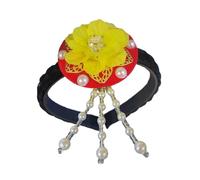 Traditional Korean Shell Flower Headband Handcraft Accessory For Cultural Celebrations And Performances Casual Wear
