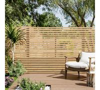 Traditional Lap 5ft Wooden Fence panel Decorative fence panel Perfect for Garden 1.8m W x 1.5m H