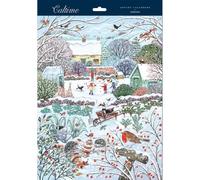 Traditional Large Advent Calendar Allotment In Winter Christmas Advent Calendar 606953 Caltime by Woodmansterne