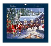 Traditional Large Advent Calendar Santa's Sleigh Christmas Advent Calendar Gift 606571 Caltime by Woodmansterne