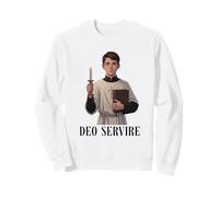 Traditional Latin Mass Altar Server Cassock and Surplice Sweatshirt