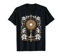 Traditional Latin Mass Ihs Christogram Cross Crucifix Sacred T-Shirt
