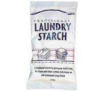 Traditional Laundry Starch Powder Sachets 200g | Natural Fabric Starch for Crisp Shirts, Linen & Bed Sheets | Hot & Cold Water Use | Vegan, Strong Hold Finish