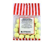 Traditional Lemon Bon Bons 140G | Classic Lemon Flavour | Toffee-Centred Treat | Perfect for Sweet Jars & Sharing