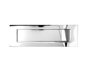 Traditional Letter Plate Polished Chrome 254 X 100mm