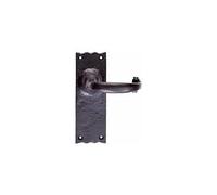 Traditional Lever ON Backplate - Latch