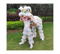 Traditional Lion Dance Costume for Outdoor Performances and Cultural Events