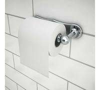 nuie Traditional Toilet-Roll Holder - Chrome, Silver