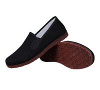 Traditional Martial Arts Shoe,Chinese Traditional Kung Fu Shoes,Martial Arts Canvas Footwear,Old Beijing Taichi Shoe,Taichi Shoes,Breathable,for Daily Training Morning Exercises Black