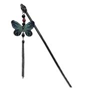 Traditional Metal Hairpin With Tassels Butterfly Charm Hair Clip Ancient Styles Curly Hair Headdress For Women And Girls