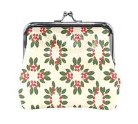 Traditional Mistletoe Fashion Women's PU Leather Coin Purse Convenient Mini Makeup Bag for Girls Ladies Handbag monedas para