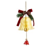 Traditional Modern Honeys Combs Shaped Bells Assorted Colors Easy Hanging Christmas Ornament For Home Decors Seasonal Door Window Decorations