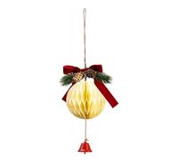 Traditional Modern Honeys Combs Shaped Bells Assorted Colors Easy Hanging Christmas Ornament For Home Decors Seasonal Door Window Decorations