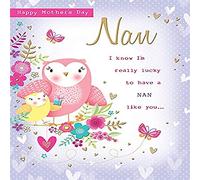 Traditional Mother's Day Card Nan - 8 x 6 inches - Piccadilly Greetings