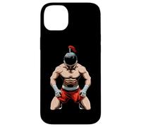 Traditional Muay Thai Fighter Kneeling Warrior Case for iPhone 14 Plus