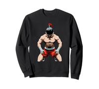 Traditional Muay Thai Fighter Kneeling Warrior Sweatshirt