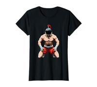 Traditional Muay Thai Fighter Kneeling Warrior T-Shirt