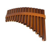 Traditional Musical Instrument 15-tube Panpipe In C Key And G Key Entry-level Model For Students And Beginners (Color : G key left hand)