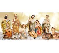 Traditional Nativity Set Christmas Holy Ornament ~ 11 Figures