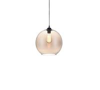 Traditional Northern Europe Glass Chandelier Single Head Creativity Vintage Industrial Wind Bar Counter Light Fixture Bar Restaurant Cafe Living Room Chandelier Drop Off Line Adjustable Fixtures
