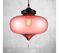 Traditional Northern Europe Glass Chandelier Single Head Creativity Vintage Industrial Wind Bar Counter Light Fixture Bar Restaurant Cafe Living Room Chandelier Drop Off Line Adjustable Fixtures