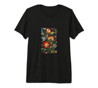 Traditional Norwegian Rosemaling Folk Art Premium T-Shirt