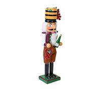 Traditional Nutcracker | 14 Inch Wine Maker Nutcrackers - Decorations, Vintage Wine And Grapes Nutcracker For Home And Garden, Kitchen, Fireplace