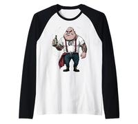 Traditional Oi Skinhead Punk-Rock Raglan Baseball Tee
